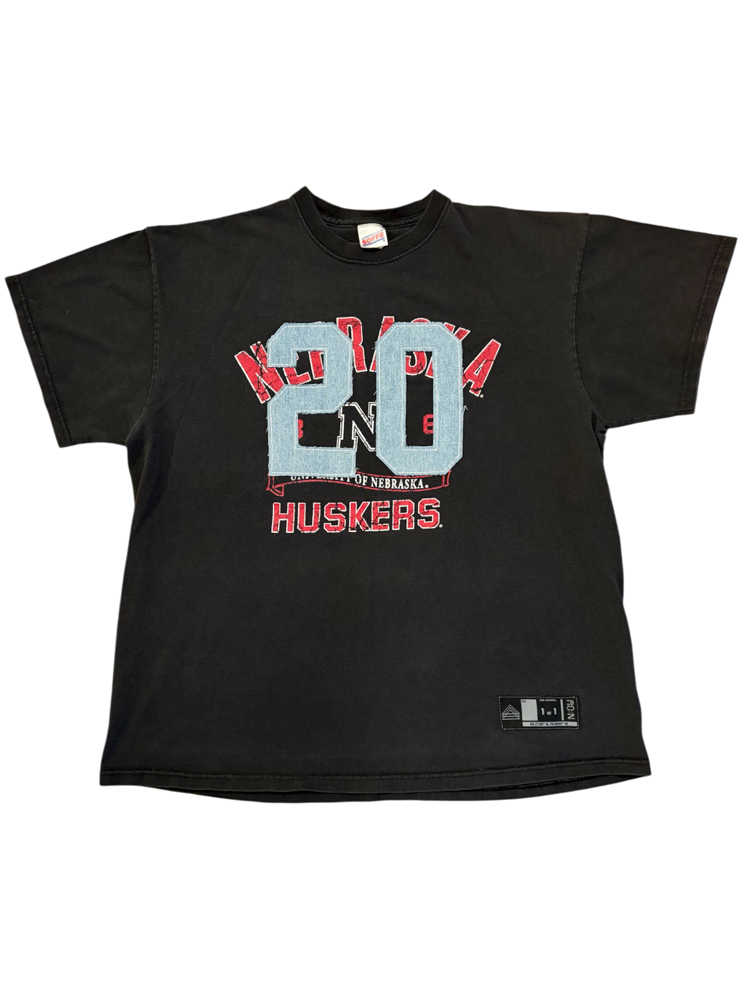 Huskers #20 Jersey Tee